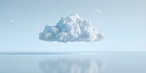 Abstract digital clouds symbolize limitless possibilities sparking creativity and imagination in virtual landscapes. Concept Virtual Landscapes, Creativity, Imagination, Abstract Art, Digital Clouds