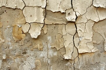 Cracked Wall Texture: Peeling Paint Pattern