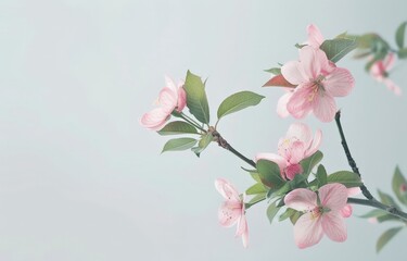 Blossoming Spring Flower Bouquet, Fresh and Beautiful