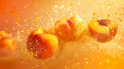 Vibrant Fruit Explosion for Summer Ads Generative AI