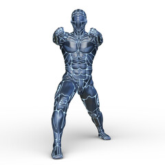 サイバーマン　3DCGレンダリング