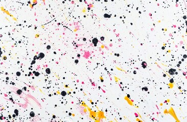 Brightly Colored Abstract Art Background with Speckles