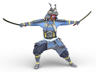 武将　3DCGレンダリング