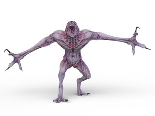 モンスター　3DCGレンダリング