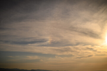 Fototapeta premium blue sky with clouds . nature background
