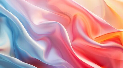 Obraz premium Soft Pastel Background for Skincare Branding Generative AI