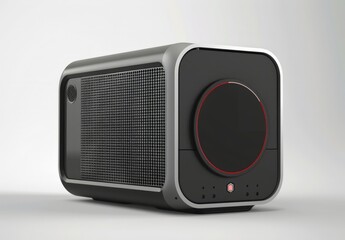 Fototapeta premium Ultra-Modern Speaker System: High-Performance, Compact Home Theater Solution