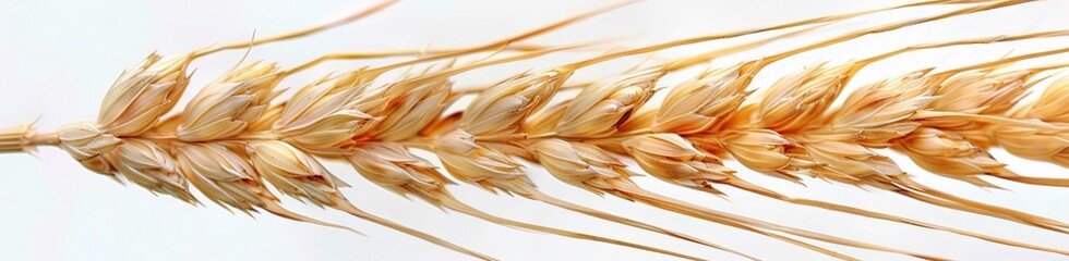 High-Quality Wheat Kernels Close-Up Stock Image