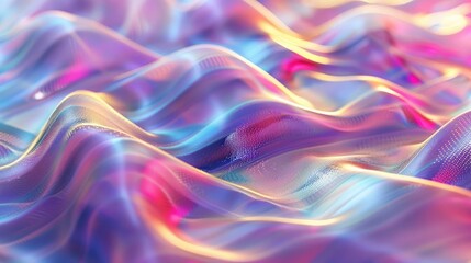 Abstract holographic background - Shimmering holographic textures