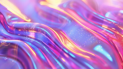 Abstract holographic background - Shimmering holographic textures