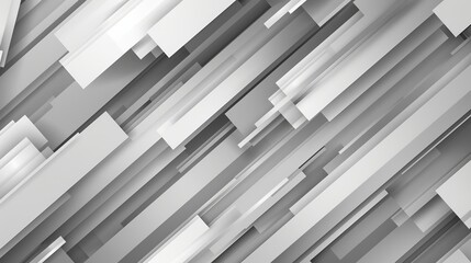 Fototapeta premium Abstract white minimal background design with geometric shapes generative ai image