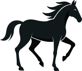 Graceful Horse Vector Illustration Ready-to-Use for Various Design Applications