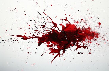 Vibrant Splatter Art Graphic Design Illustration