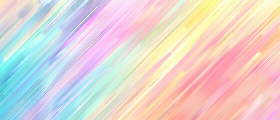Fototapeta premium Ultrawide Abstract Colorful Pastel Background With Gradient And Lines Backdrop Image 