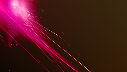 Futuristischer Lichteffekt in hell leuchtender Energiestruktur, pink, violett,...