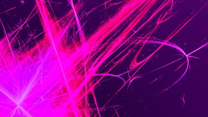 Futuristischer Lichteffekt in hell leuchtender Energiestruktur, pink, Geschwindigkeitseffekt,...