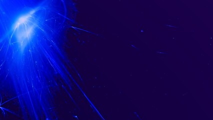 Futuristischer Lichteffekt in hell leuchtender Energiestruktur, blau, Geschwindigkeitseffekt,...