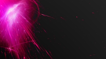 Futuristischer Lichteffekt in hell leuchtender Energiestruktur, rot, pink, Geschwindigkeitseffekt,...