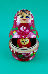Matryoshka, Russian doll protected by her mother