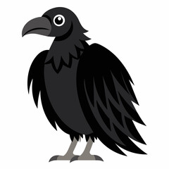Black Vulture Vector Art Stunning Illustration for Your Projects