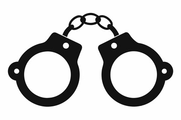 handcuffed icon vector illustration