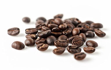 Coffee Beans, Freshly Ground and Ready for Brewing.