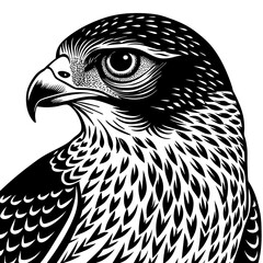Stunning Cooper's Hawk Vector Illustration: High-Quality Digital Art for Nature Enthusiasts
