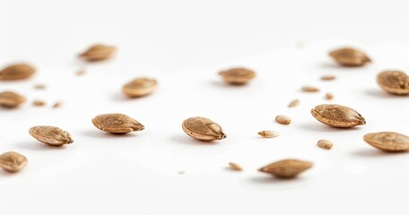 Obraz premium Organic Whole Grain Seeds: A Closer Look at Nutritious Ingredients