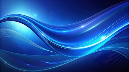 Fototapeta premium Blue abstract digital wave with a modern design suitable for backgrounds and presentations , abstract, blue, wave, background, presentation, wallpaper, modern, digital, design, technology