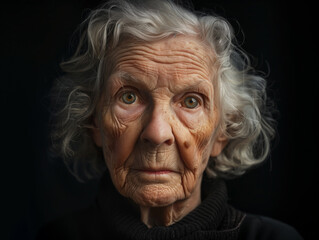  Older Adult Portrait Close Up