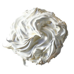 Whipped Cream on transparent background