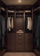 Store clothes with a sober style	