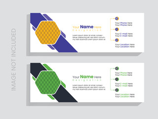 eye catching email signature design and template 