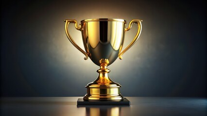 Golden trophy cup isolated on background, Gold, trophy, cup, award, winner, competition, achievement, success, victory, prize, symbol, victory, shiny, metallic, pedestal, pedestal, object