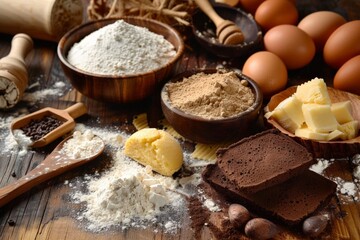 Fototapeta premium Preparing Delicious Pastries in Bakery