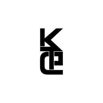 kte typography letter monogram logo design