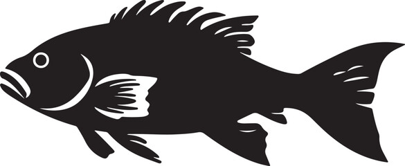 Set of the Fish silhouette
