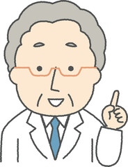 説明をする医者
