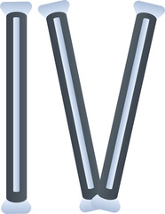 Roman number 4