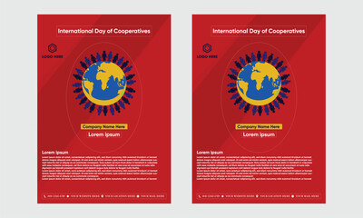 Simple flat victor International Day of Cooperatives design