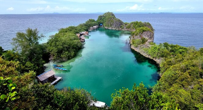 Beautiful karst islets in Raja Ampat