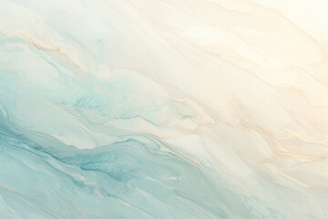 Abstract Marble Texture in Blue and Beige Tones