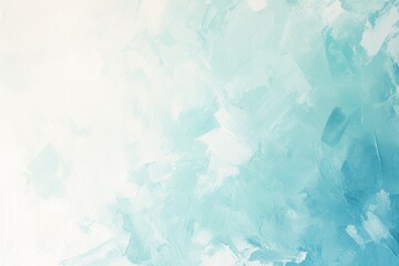 Obraz premium Abstract Blue and White Painted Canvas