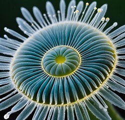 3d render of a spiral staircase, pattern, illustration, wallpaper, light, art, swirl, circle, shape, blue, digital, rainbow, shell, concept