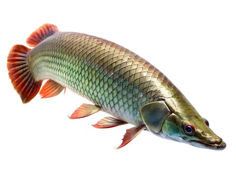 Arapaima gigas, also known as the pirarucu, is a species of fish in the family arapaimidae native to the amazon and essequibo basins in south america.