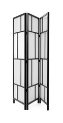 Folding screen isolated on white. Interior element