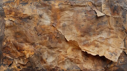 Fototapeta premium Paper, Textured, Surface, Grain, Aged, Creased, Folded, Wrinkled
