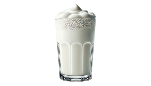 Ayran  isolated on transparent or white background