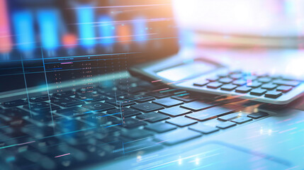 tax calculations business financial audit, business finance data 