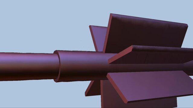 Project 1CFD simulation Computational fluid dynamics - industrial propeller airflow simulation